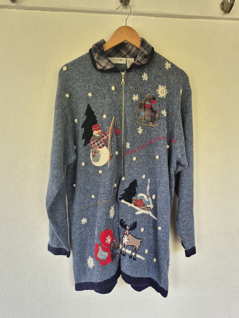 Vintage Ramie Angora Blend Christmas Winter Sweater